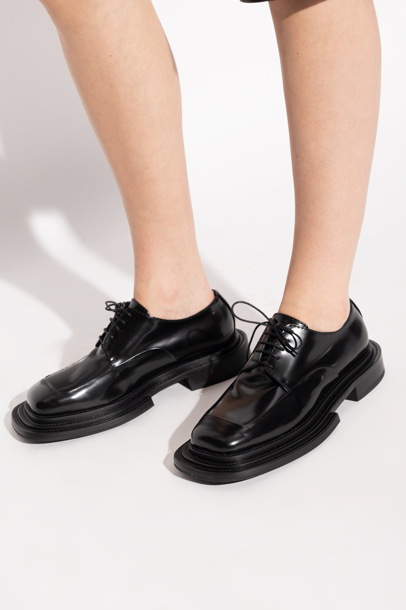 Black 'derby' type shoes Moschino - Vitkac Canada